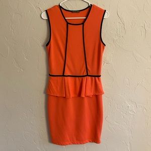 Salmon colored dress